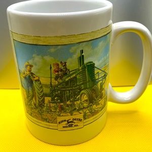 Licensed John Deere Mug Houston Harvest Products LLC Features Tractor Son Dad